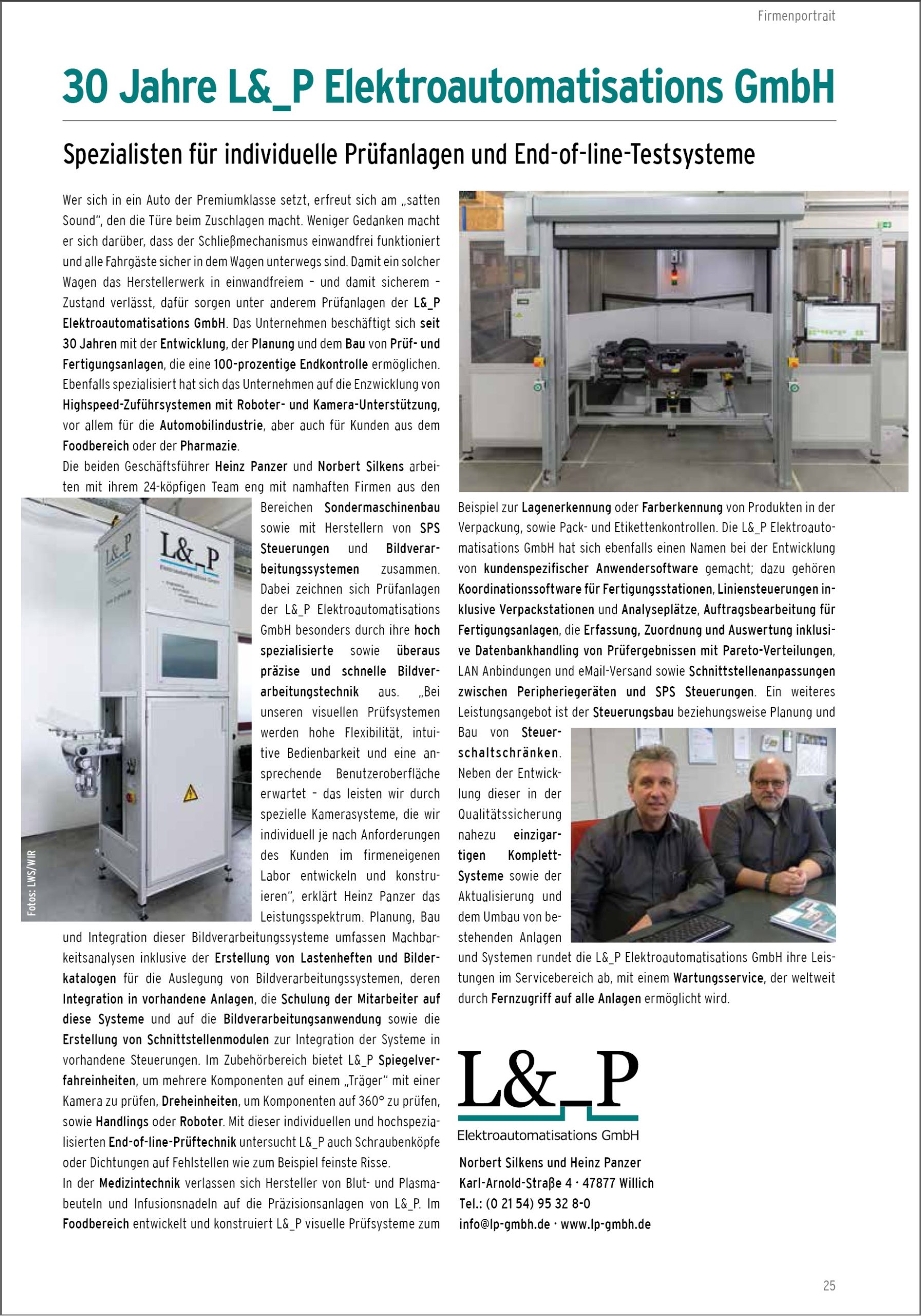 30 Years L&_P - Elektroautomations GmbH