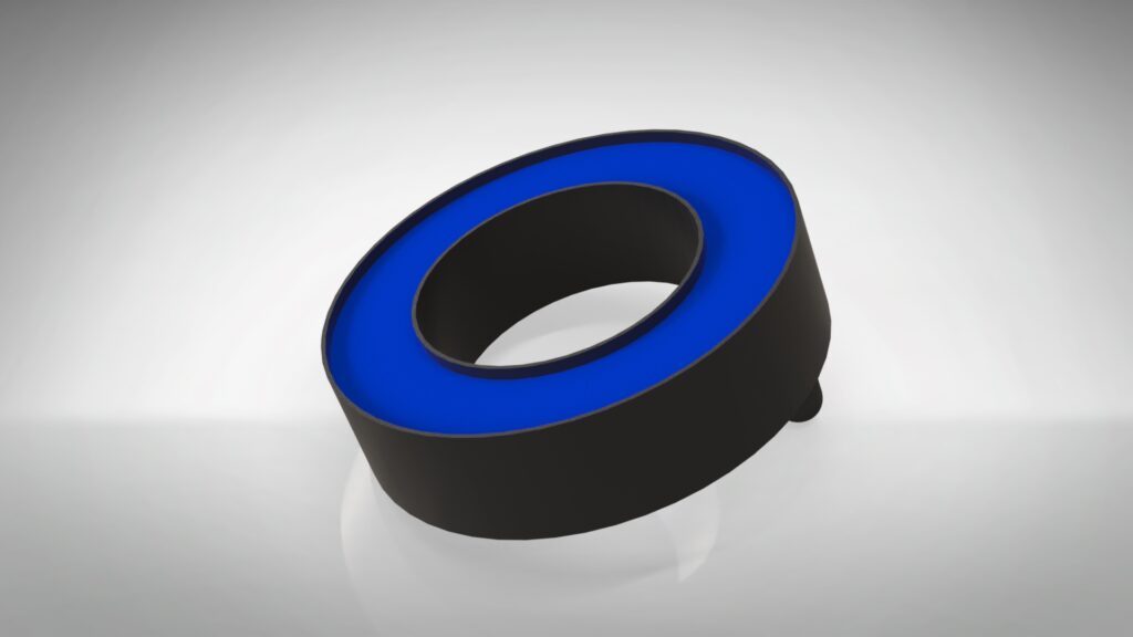 L103340264 Ringleuchte Blau